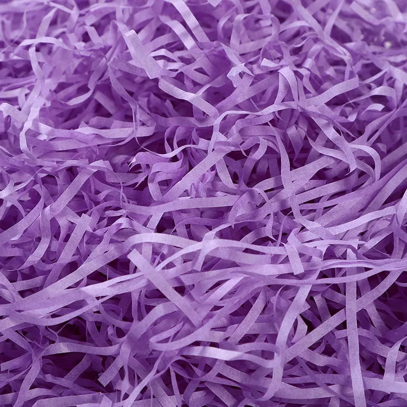 New DIY Basket Grass Craft Shredded Tissue Raffia Gift Filler Paper Shreds Gift Packaging Basket Filling Stuffer Party Supplies