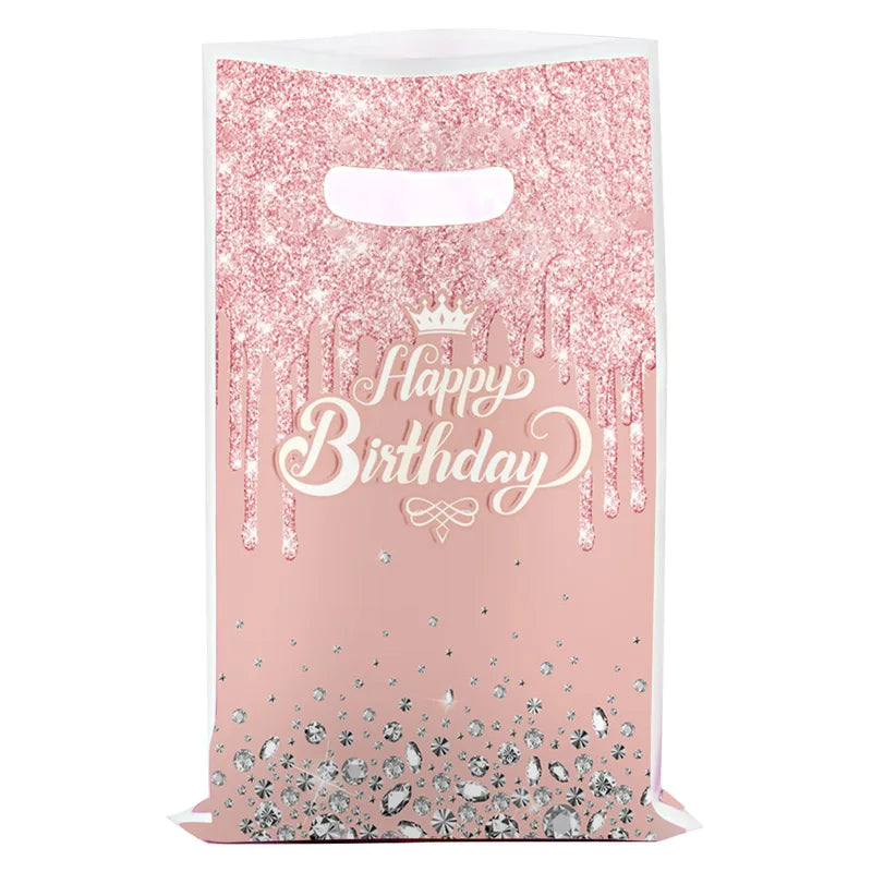 New Spot Combination Bluey Theme Party Disposable Gift Bag Candy Bag Party Decoration And Arrangement Supplies