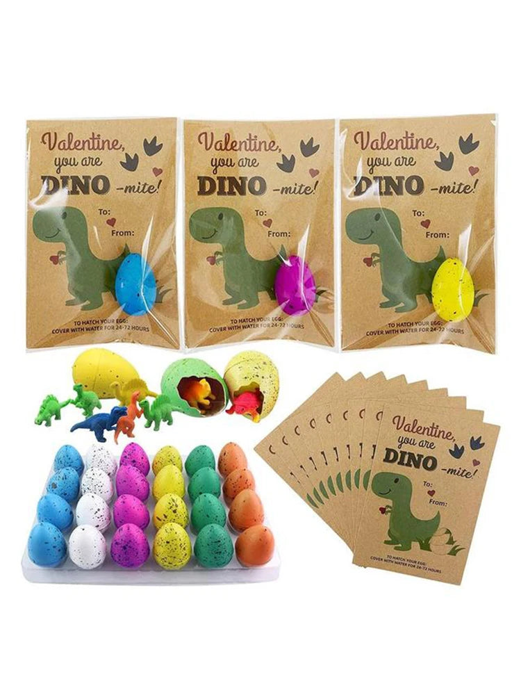 New 2023 Gift Magic Hatching Growing Dinosaur Egg Treat Kids Birthday Party Favor Baby Shower Guest Gift Pinata Educational Toys