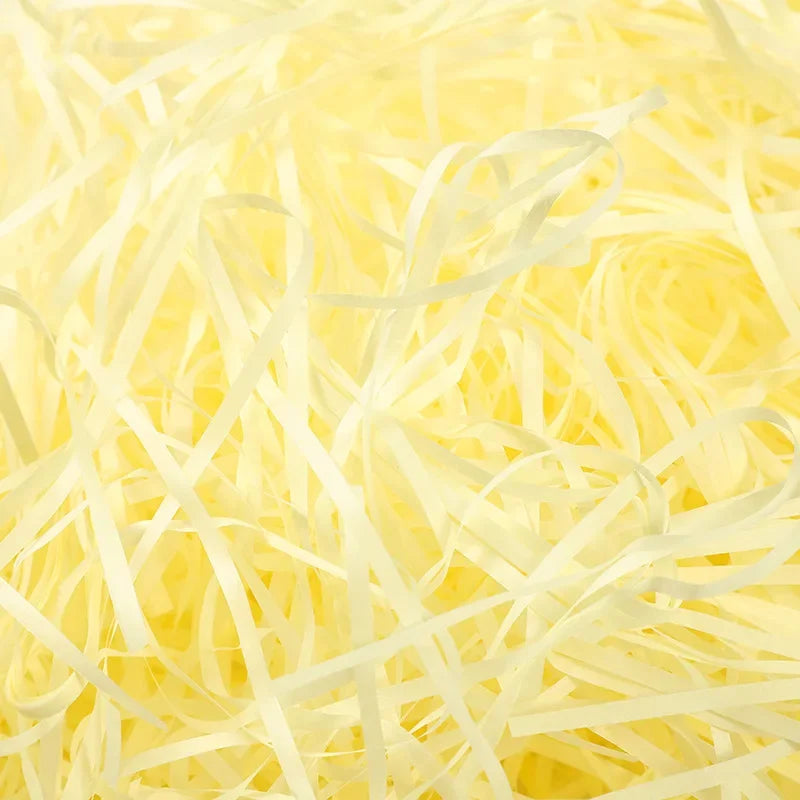 New DIY Basket Grass Craft Shredded Tissue Raffia Gift Filler Paper Shreds Gift Packaging Basket Filling Stuffer Party Supplies