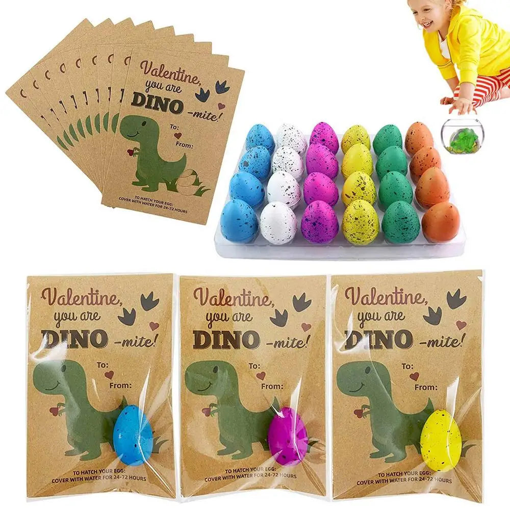 New 2023 Gift Magic Hatching Growing Dinosaur Egg Treat Kids Birthday Party Favor Baby Shower Guest Gift Pinata Educational Toys