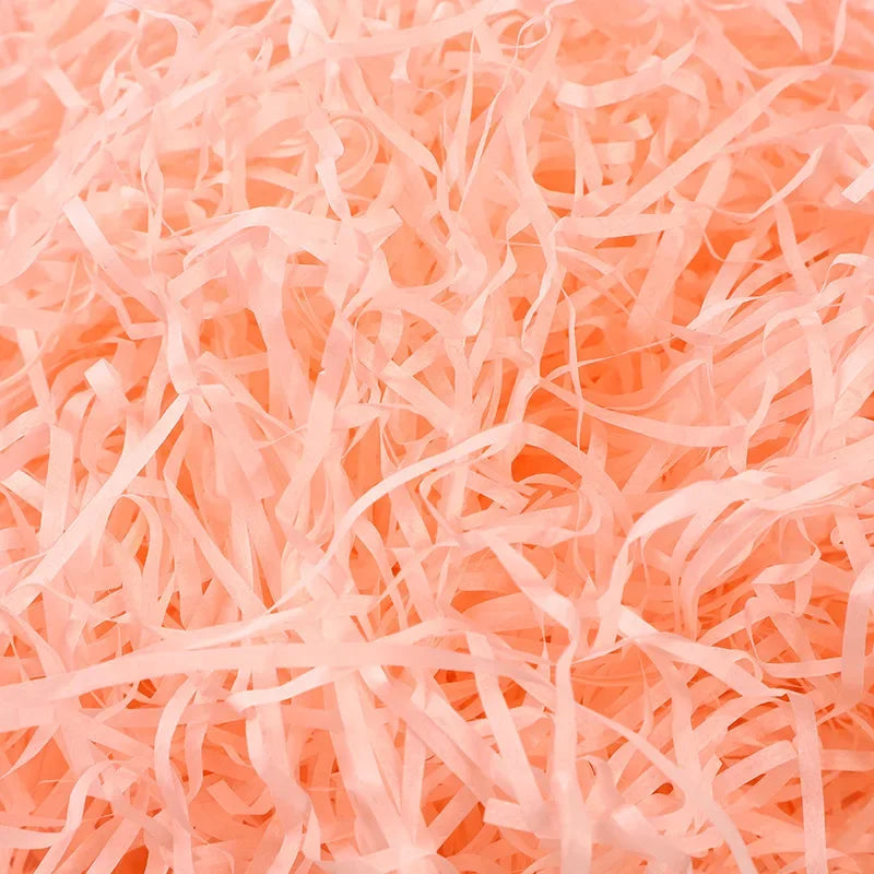 New DIY Basket Grass Craft Shredded Tissue Raffia Gift Filler Paper Shreds Gift Packaging Basket Filling Stuffer Party Supplies