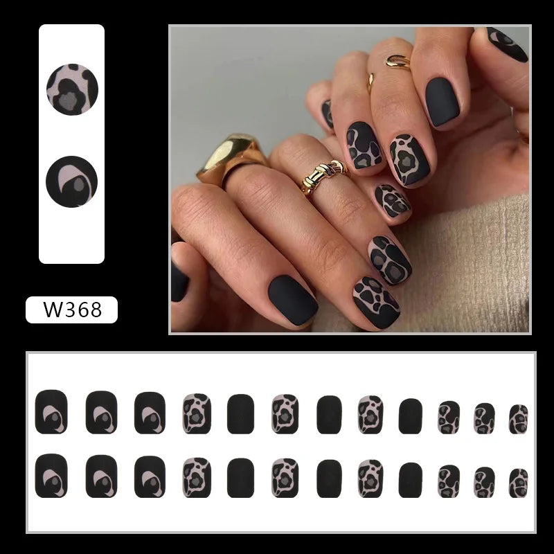 White Lips 24 Pcs Press on Nails Pink Gradient Fake Nails Glossy Artificial Finger Manicure Reusable False Nails for Women. Med Spa Nails. Aesthetic Nurse Nails