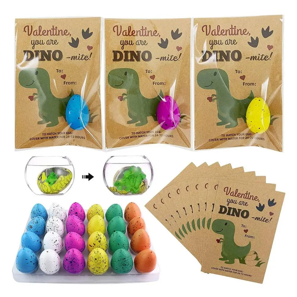 New 2023 Gift Magic Hatching Growing Dinosaur Egg Treat Kids Birthday Party Favor Baby Shower Guest Gift Pinata Educational Toys
