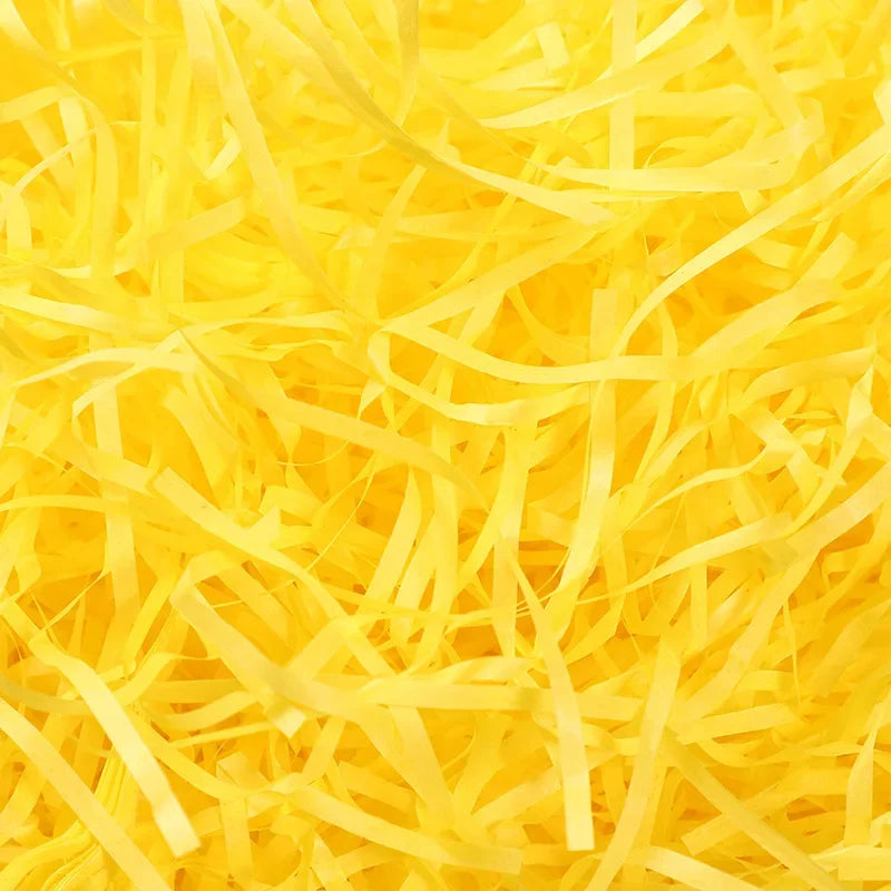 New DIY Basket Grass Craft Shredded Tissue Raffia Gift Filler Paper Shreds Gift Packaging Basket Filling Stuffer Party Supplies