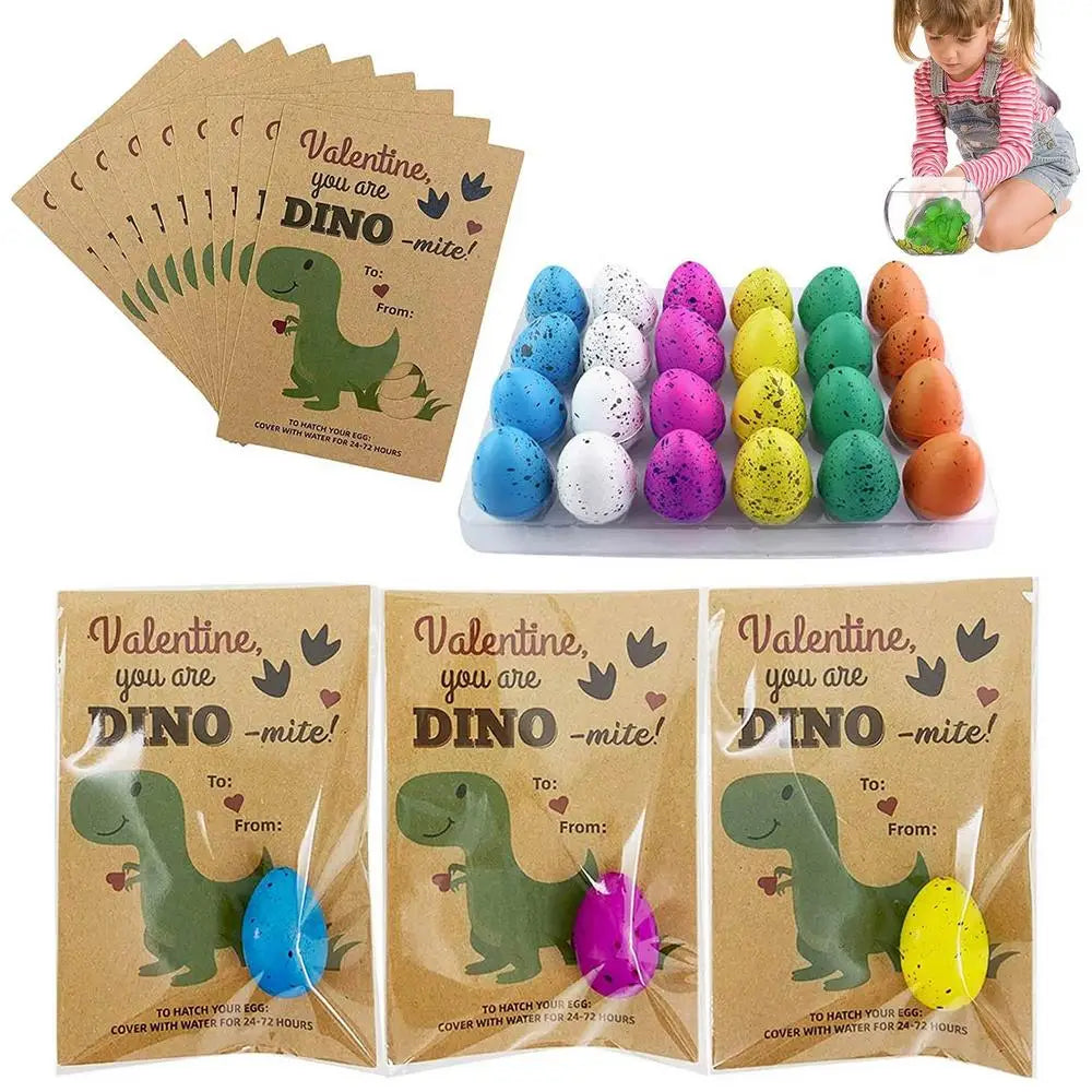 New 2023 Gift Magic Hatching Growing Dinosaur Egg Treat Kids Birthday Party Favor Baby Shower Guest Gift Pinata Educational Toys