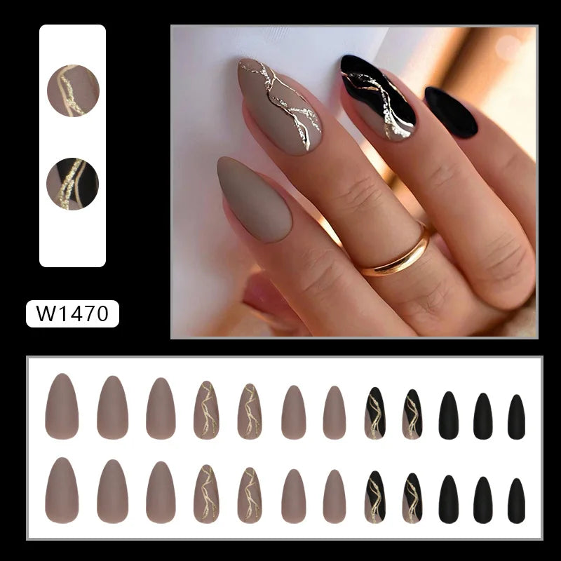 White Lips 24 Pcs Press on Nails Pink Gradient Fake Nails Glossy Artificial Finger Manicure Reusable False Nails for Women. Med Spa Nails. Aesthetic Nurse Nails