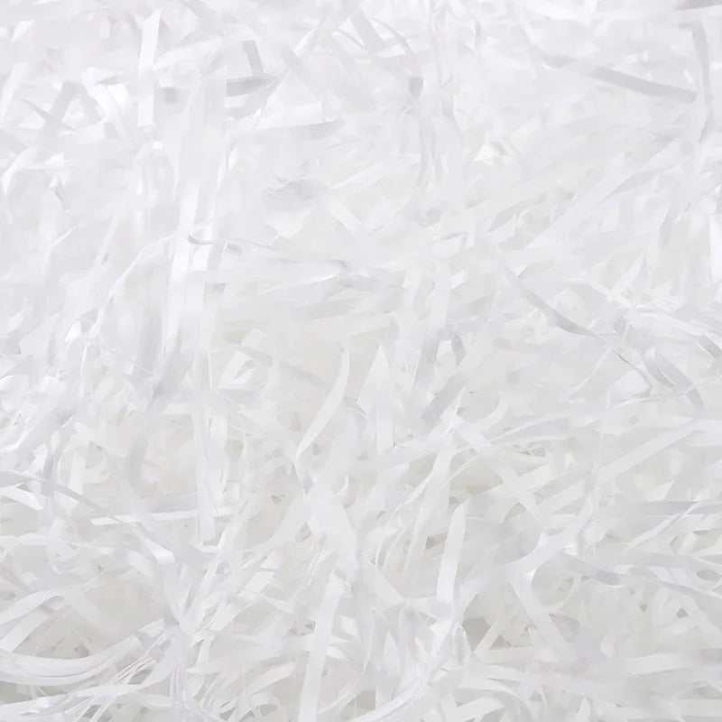 New DIY Basket Grass Craft Shredded Tissue Raffia Gift Filler Paper Shreds Gift Packaging Basket Filling Stuffer Party Supplies
