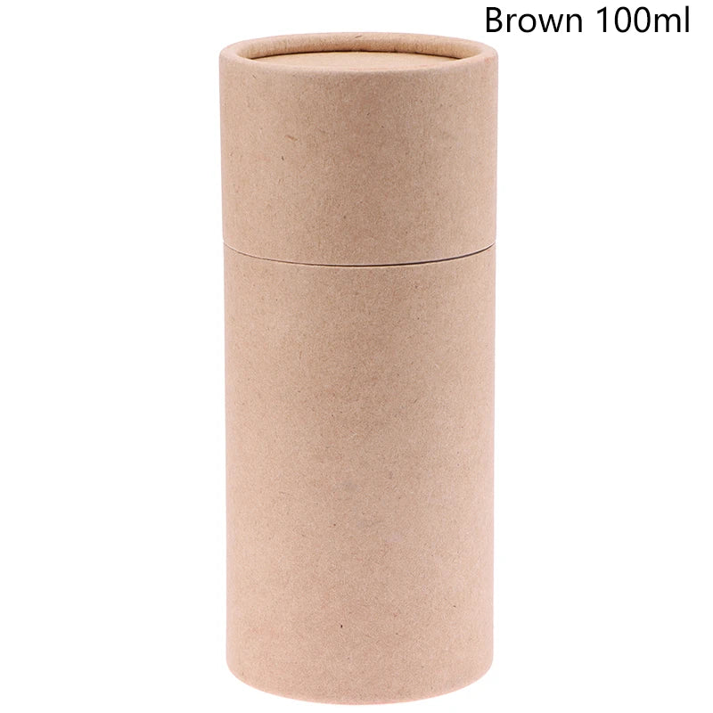 Round Cardboard Gift Box Cosmetic Essential Oil Bottle Packaging Box Lipstick Perfume Packaging Kraft Paper Tube Boxes