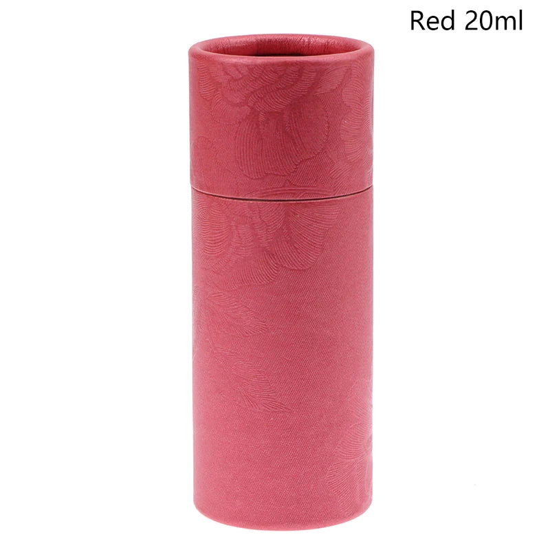 Round Cardboard Gift Box Cosmetic Essential Oil Bottle Packaging Box Lipstick Perfume Packaging Kraft Paper Tube Boxes