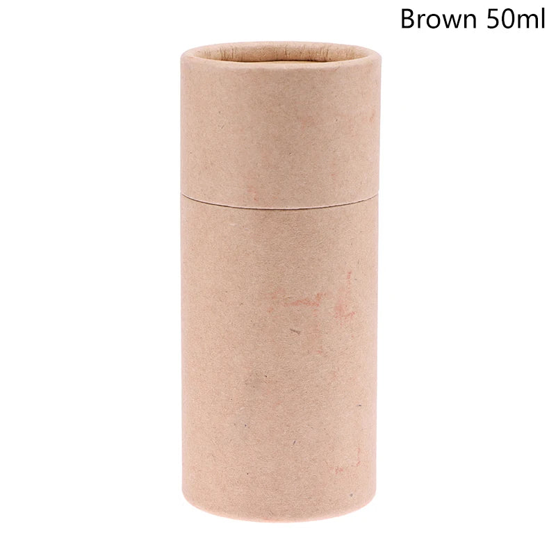 Round Cardboard Gift Box Cosmetic Essential Oil Bottle Packaging Box Lipstick Perfume Packaging Kraft Paper Tube Boxes