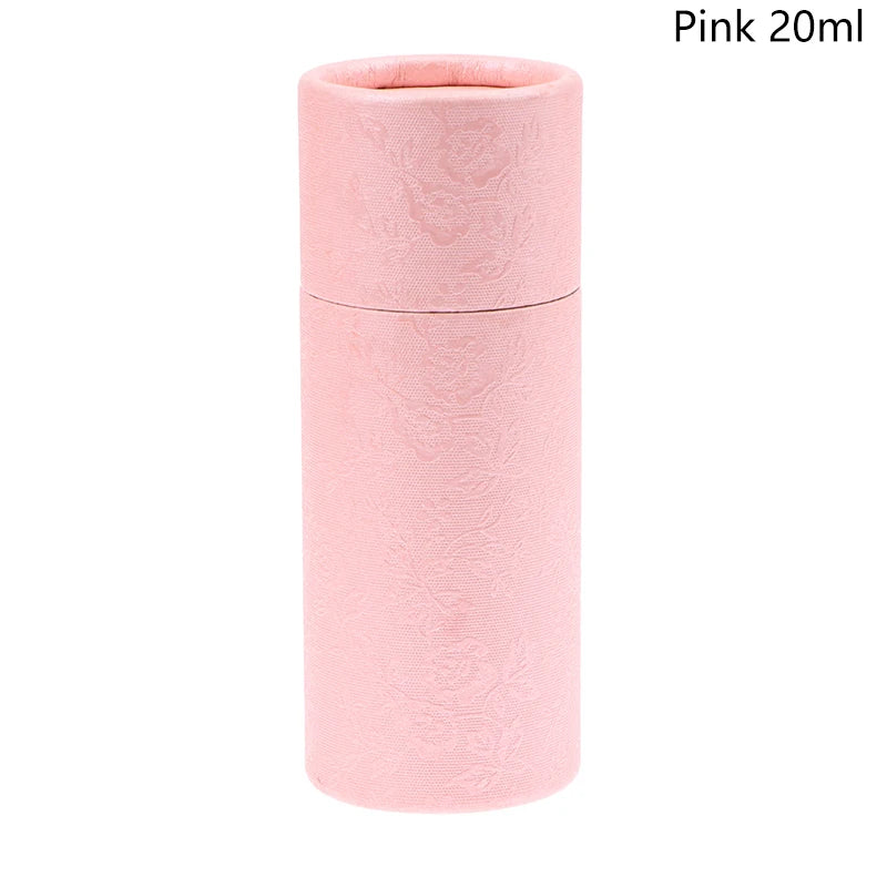 Round Cardboard Gift Box Cosmetic Essential Oil Bottle Packaging Box Lipstick Perfume Packaging Kraft Paper Tube Boxes