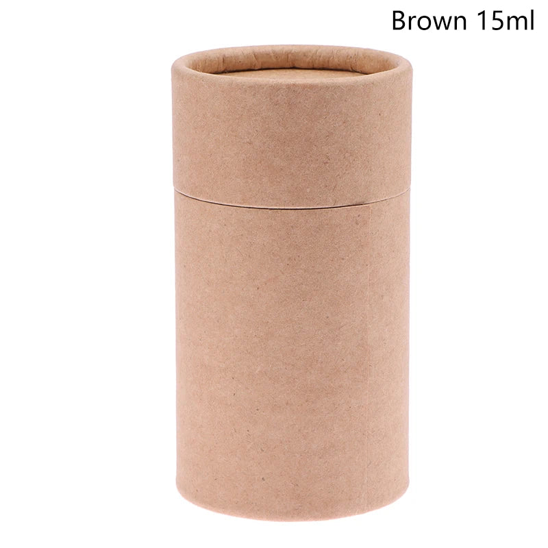 Round Cardboard Gift Box Cosmetic Essential Oil Bottle Packaging Box Lipstick Perfume Packaging Kraft Paper Tube Boxes