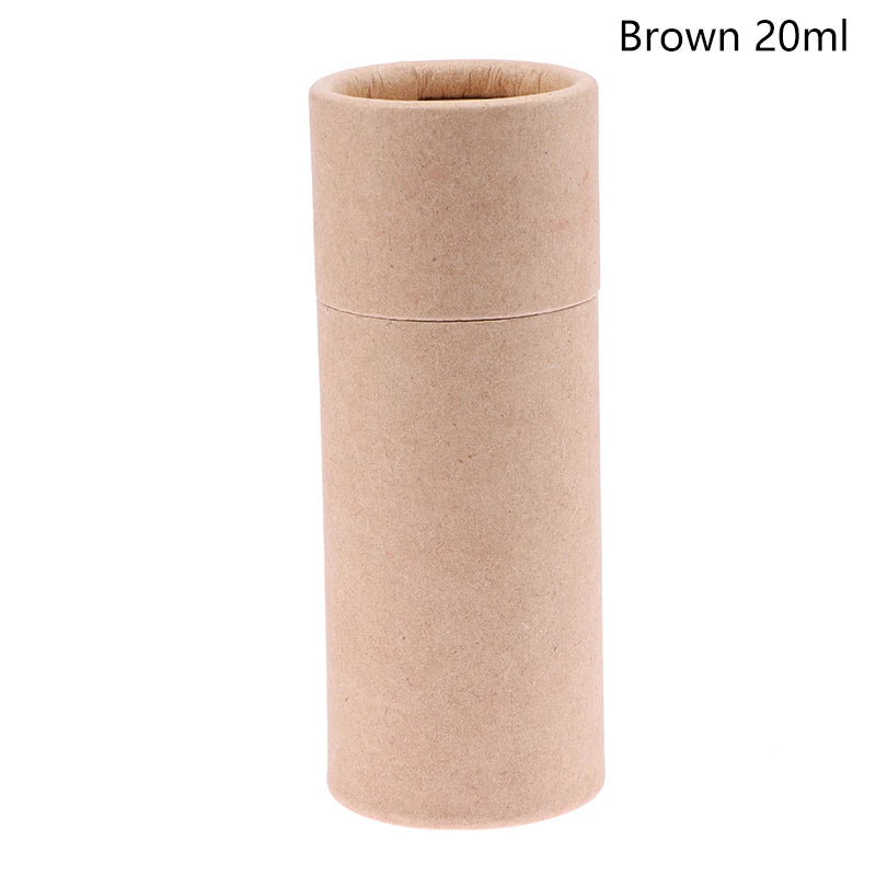 Round Cardboard Gift Box Cosmetic Essential Oil Bottle Packaging Box Lipstick Perfume Packaging Kraft Paper Tube Boxes