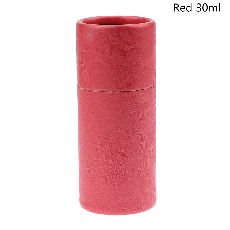 Round Cardboard Gift Box Cosmetic Essential Oil Bottle Packaging Box Lipstick Perfume Packaging Kraft Paper Tube Boxes