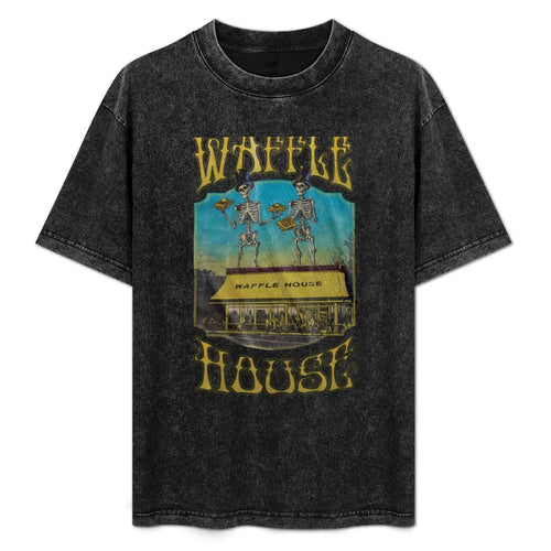 Vintage Dead Waffle Grateful House T-Shirt cheap stuff anime t shirts