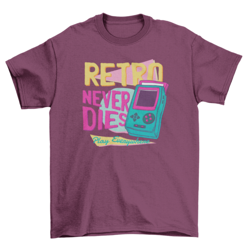 Retro never dies t-shirt