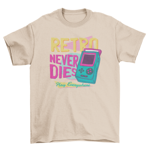 Retro never dies t-shirt