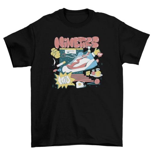 Nineties 90s retro t-shirt