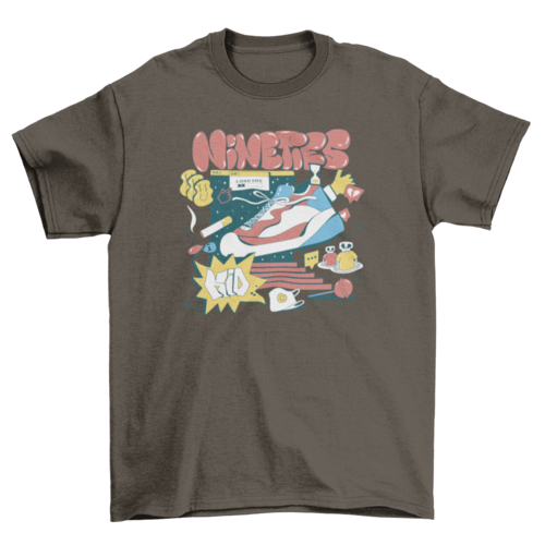 Nineties 90s retro t-shirt