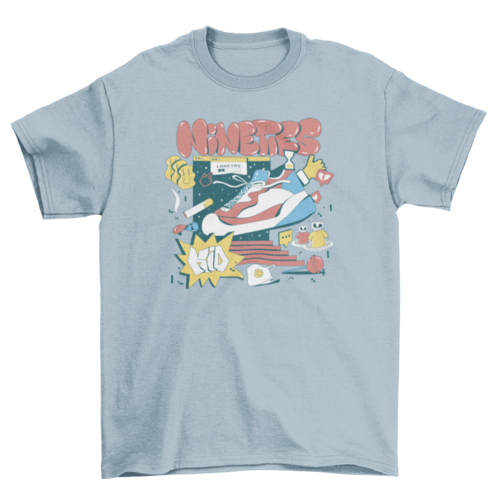 Nineties 90s retro t-shirt