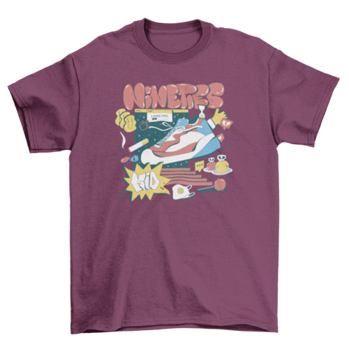 Nineties 90s retro t-shirt