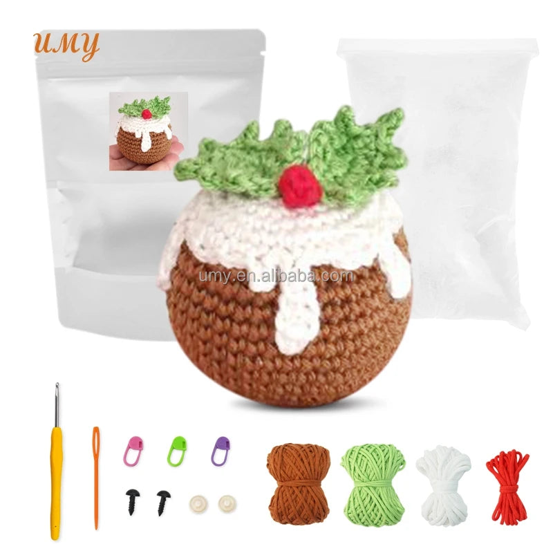 Sewing Fabric Crafts Toys Crochet Handmade Christmas Supplies Sewing Animal Kit Diy For Beginners For Christmas