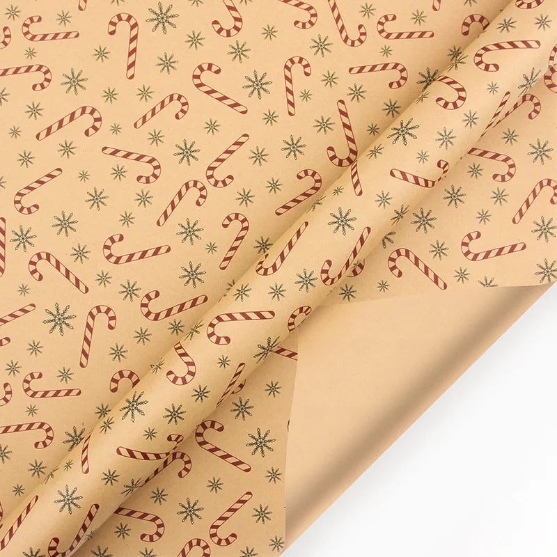 50x70cm Kraft Paper Roll Gift Wrapping Paper for Baby Shower Holiday Party Christmas Wedding Colorful Wrapping Paper Sheets