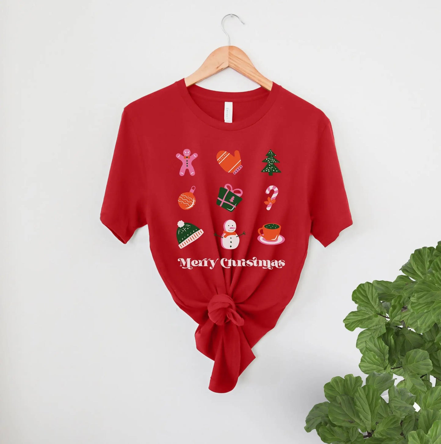 Christmas Doodles T Shirt Elements Cute Party Merry Top