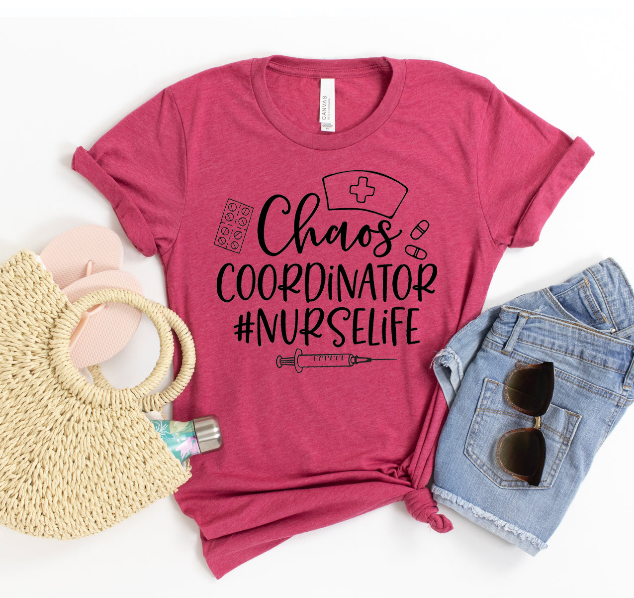 Chaos Coordinator Nurse Life T-shirt