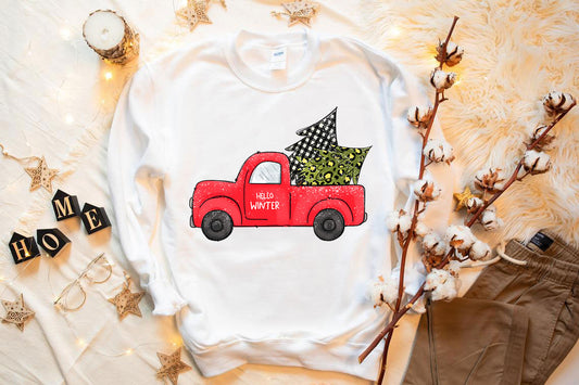 Christmas Truck Sweatshirt