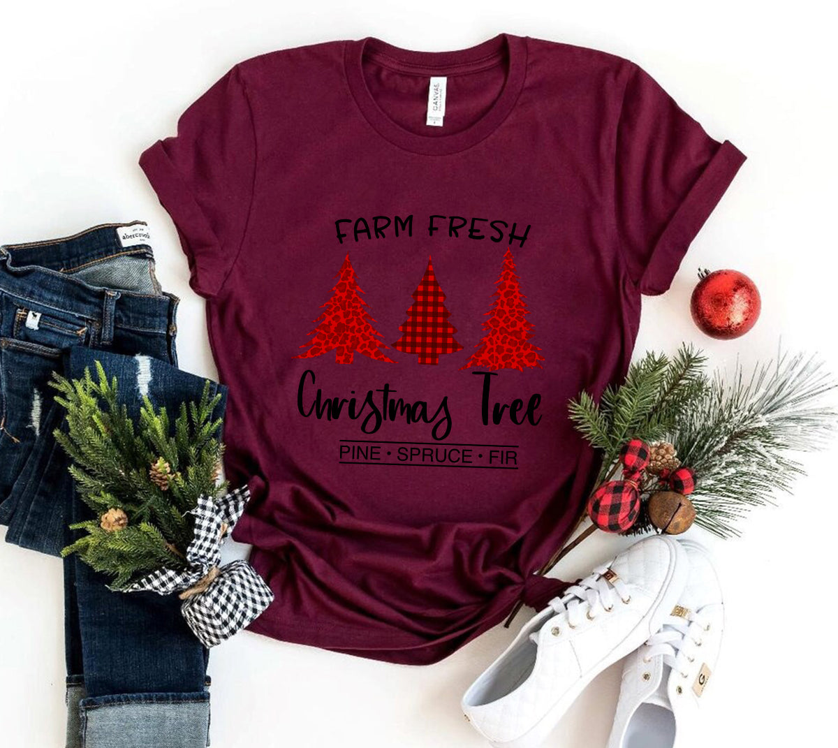 Farm Fresh Christmas Tree Shirt