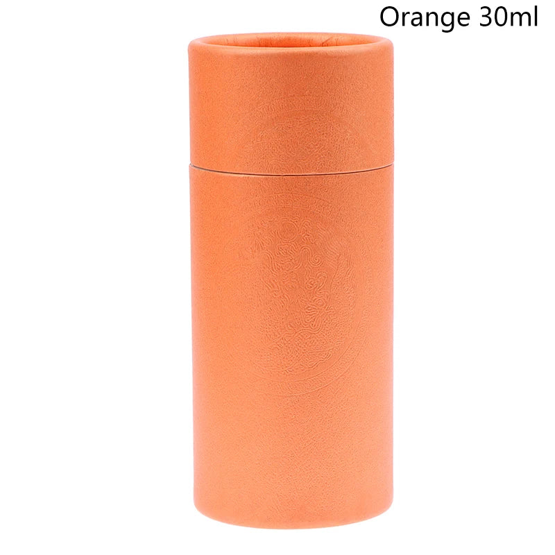 Round Cardboard Gift Box Cosmetic Essential Oil Bottle Packaging Box Lipstick Perfume Packaging Kraft Paper Tube Boxes