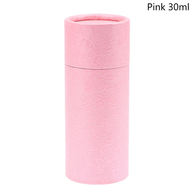 Round Cardboard Gift Box Cosmetic Essential Oil Bottle Packaging Box Lipstick Perfume Packaging Kraft Paper Tube Boxes