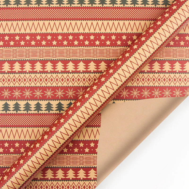 50x70cm Kraft Paper Roll Gift Wrapping Paper for Baby Shower Holiday Party Christmas Wedding Colorful Wrapping Paper Sheets