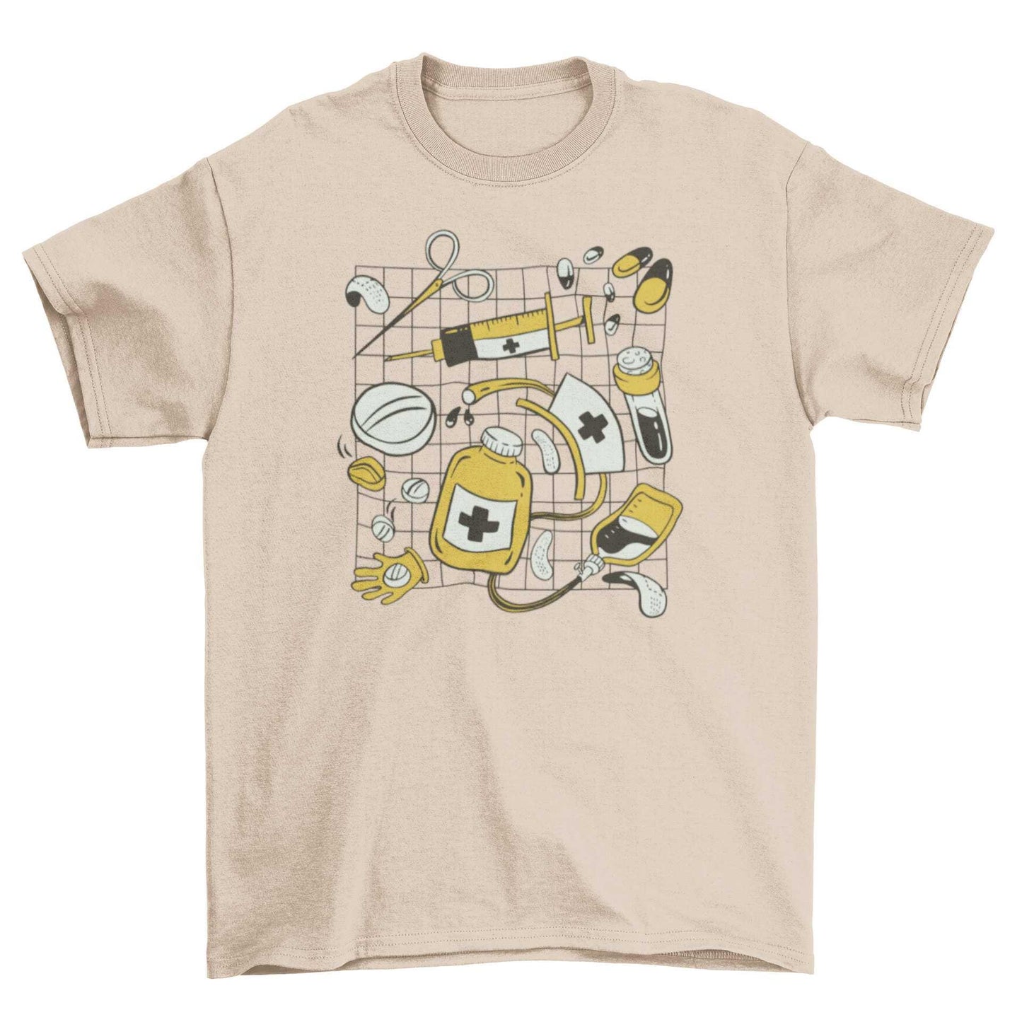 Nurse medical elements t-shirt