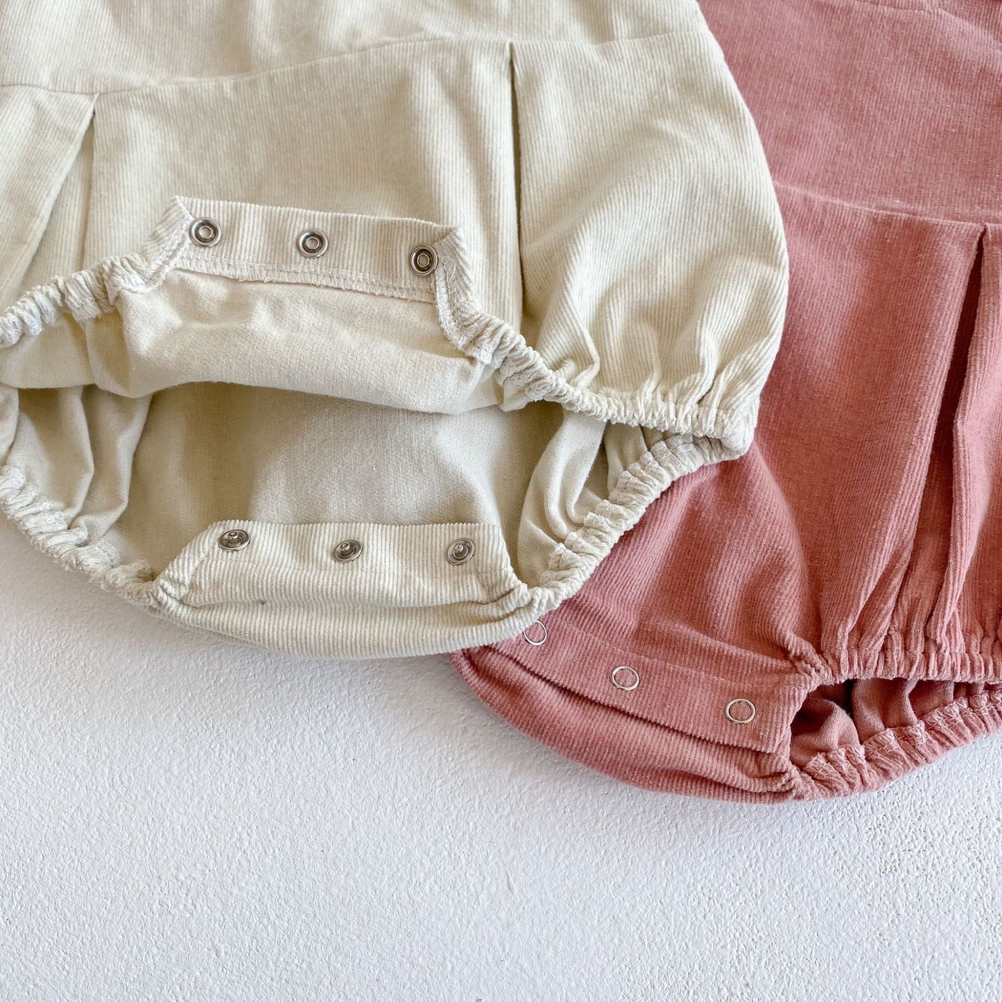 Baby Girls Strips Top Combo Corduroy Overalls In Sets