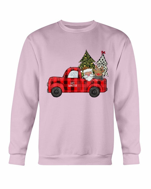 Christmas Santa Truck Sweatshirt